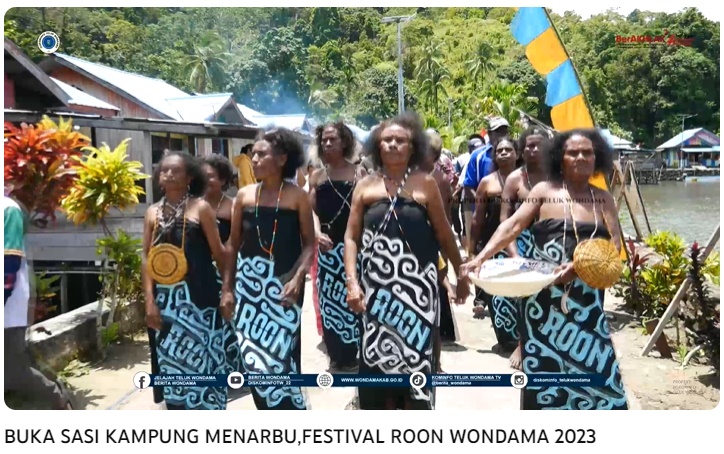 BUKA SASI KAMPUNG MENARBU,FESTIVAL ROON WONDAMA 2023